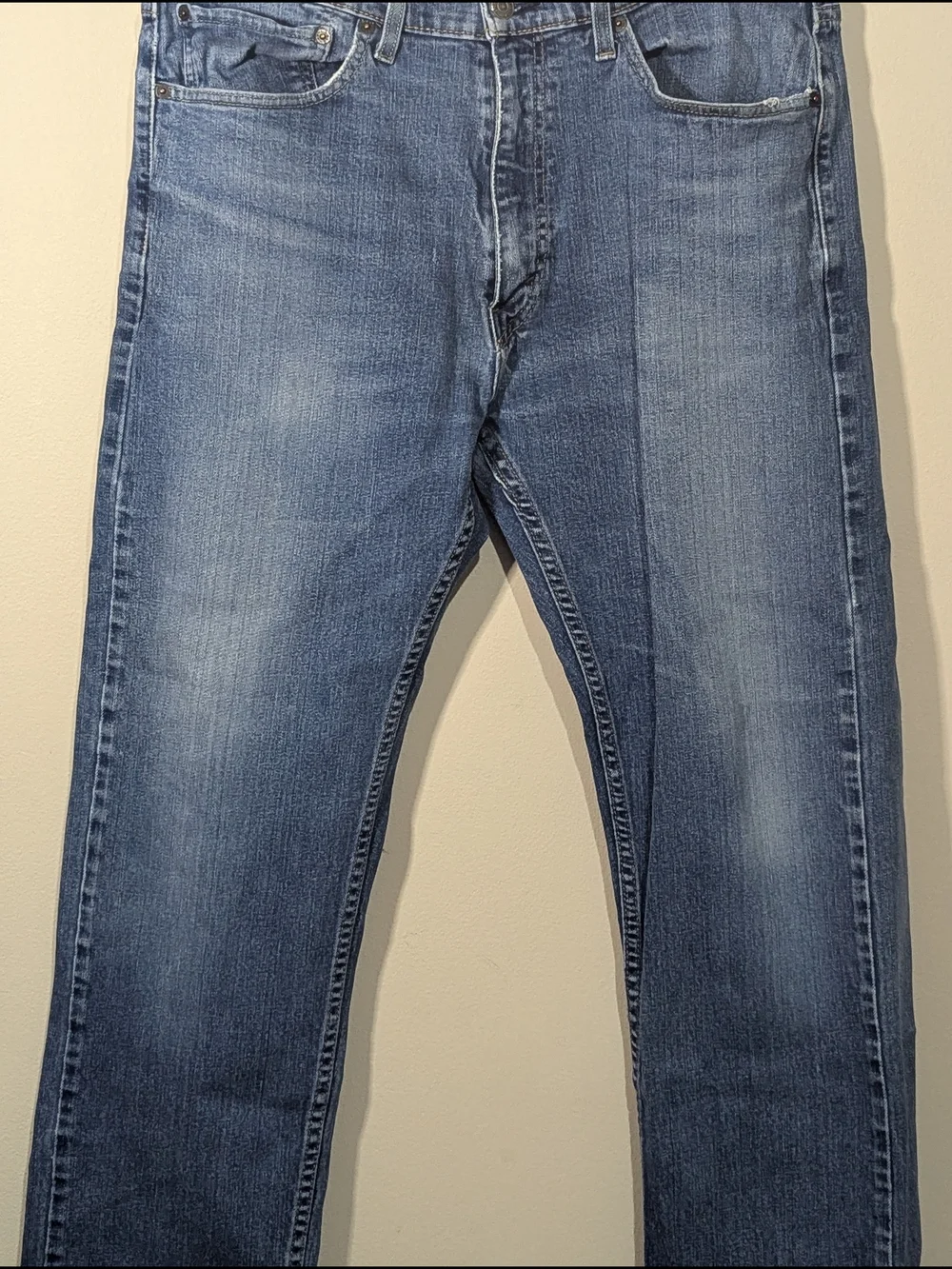 Levi’s 505 Jeans 36x30 Men Straight Leg Vintage Wash Dad Jeans Y2K Classic Denim